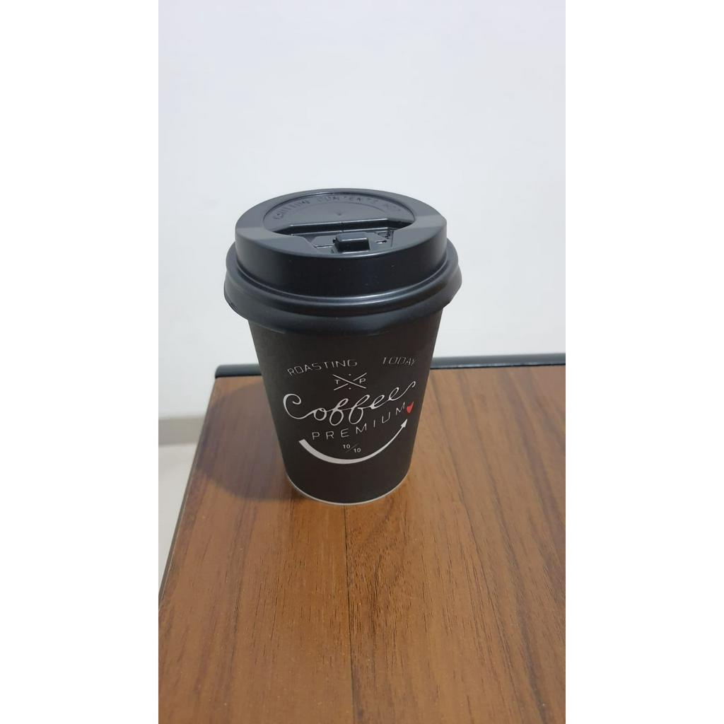 Tutup Paper Cup 8 Oz / Hot Lid Paper Cup 8 Oz Murah (ISI 50 PCS)