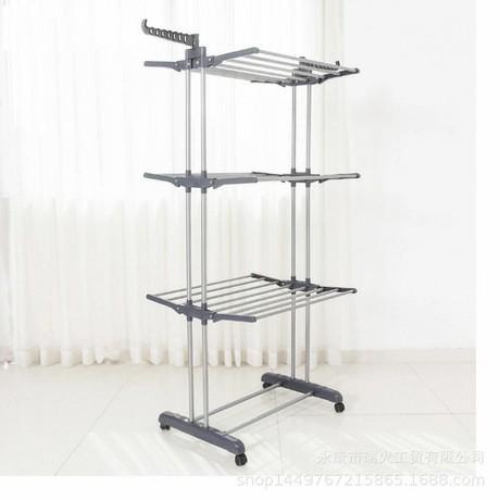 Rak Jemuran 3 Tingkat Portable/Mobile Towel Rack