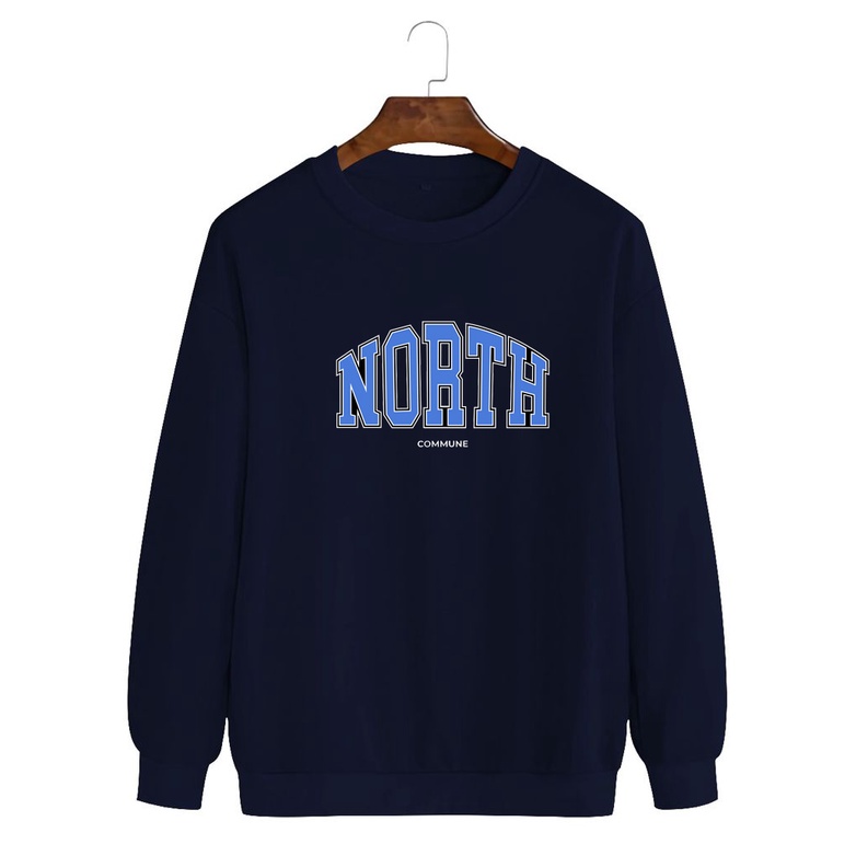 Noveli wear - Sweatshirt roughneck | sweater crewneck basic unisex distro North berkualitas sablon digital 032