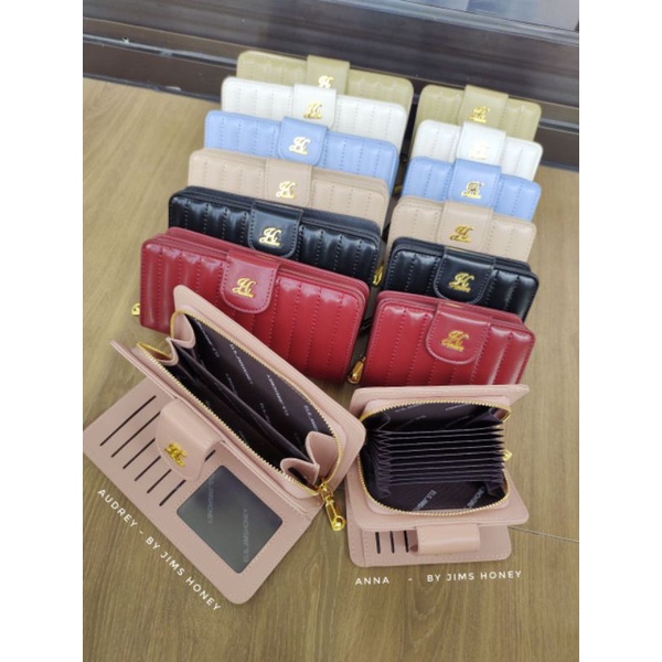 ANNA DAN AUDREY WALLET JIMSHONEY DOMPET LIPAT PENDEK DAN PANJANG IMPORT TERBARU