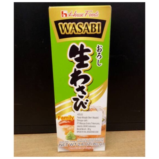 

HOUSE NERI WASABI TUBE 43 GR WASABI PASTA KEMASAN TUBE D.I. YOGYAKARTA