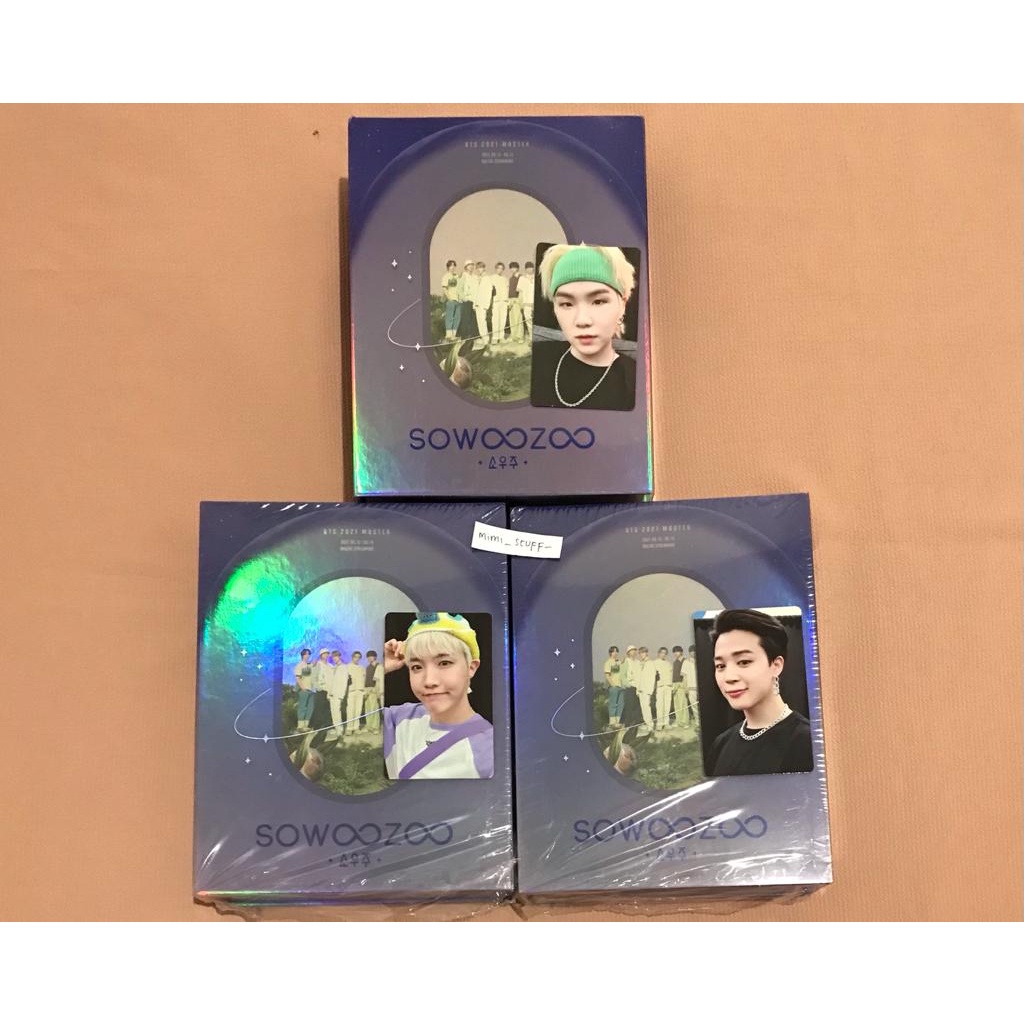 [READY STOCK] FULLSET UNSEALED BTS Muster Sowoozoo DVD 6th Muster Sowoozoo DVD Photocard PC Suga Yoo