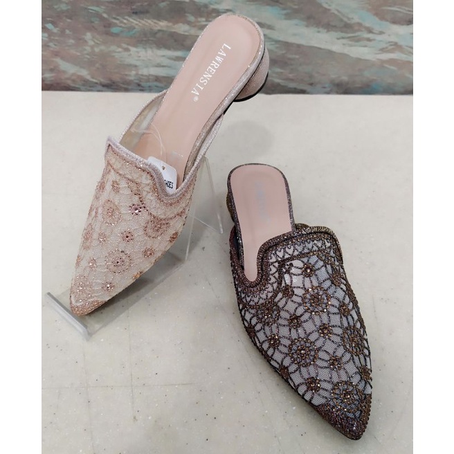 Sandal Slop Pesta LAWRENSIA || SALE