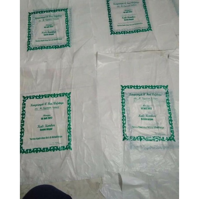 Kresek Sablon Kresek Hajatan Jumbo