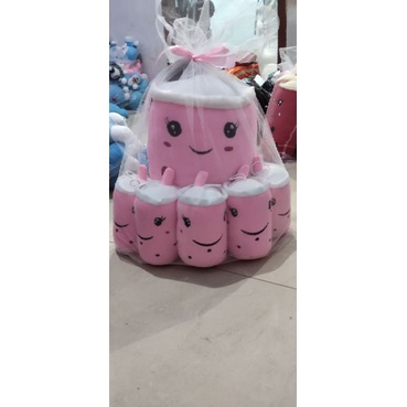 Boneka Boba Beranak Pink