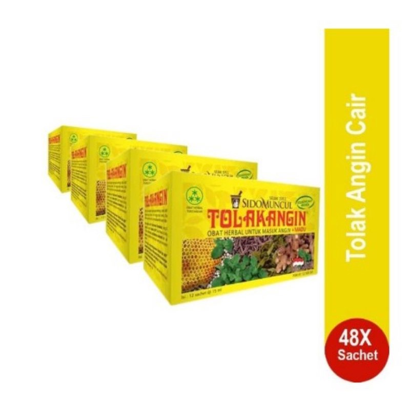 

Tolak Angin Cair Sido Muncul Herbal - 12 Sachet @ 15ml / 4 Box