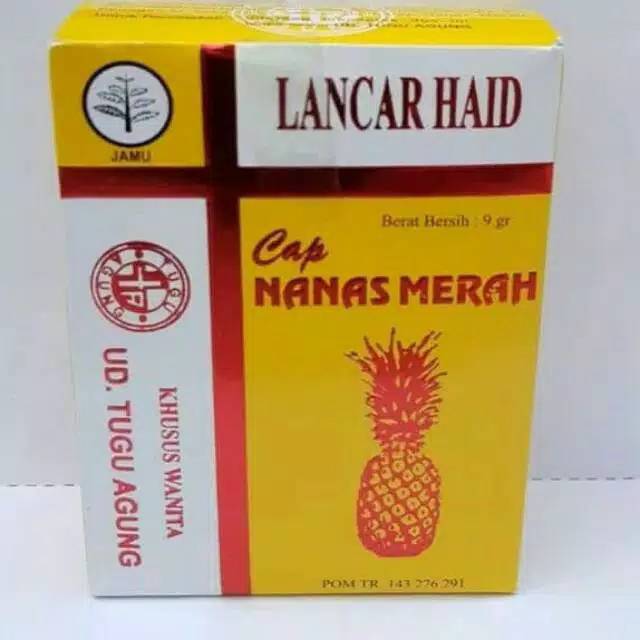 

Nanas merah jamu lancar haid