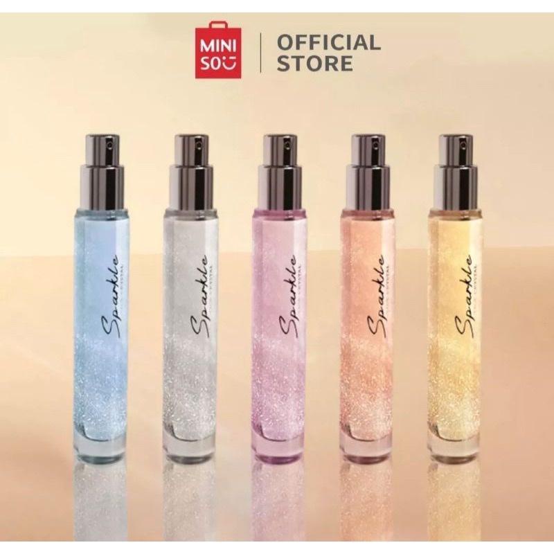 Miniso Sparkle Eau De Toilette Golden Amber Shiny Diamond Violet Gem Royal Saphire Perfume Parfum Mi