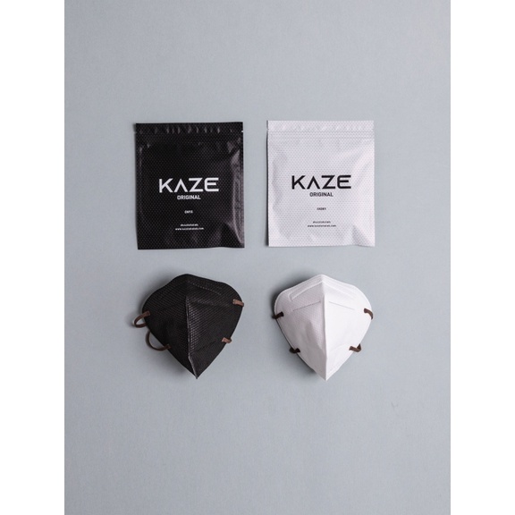Masker Kaze KN95 Ivory Onyx