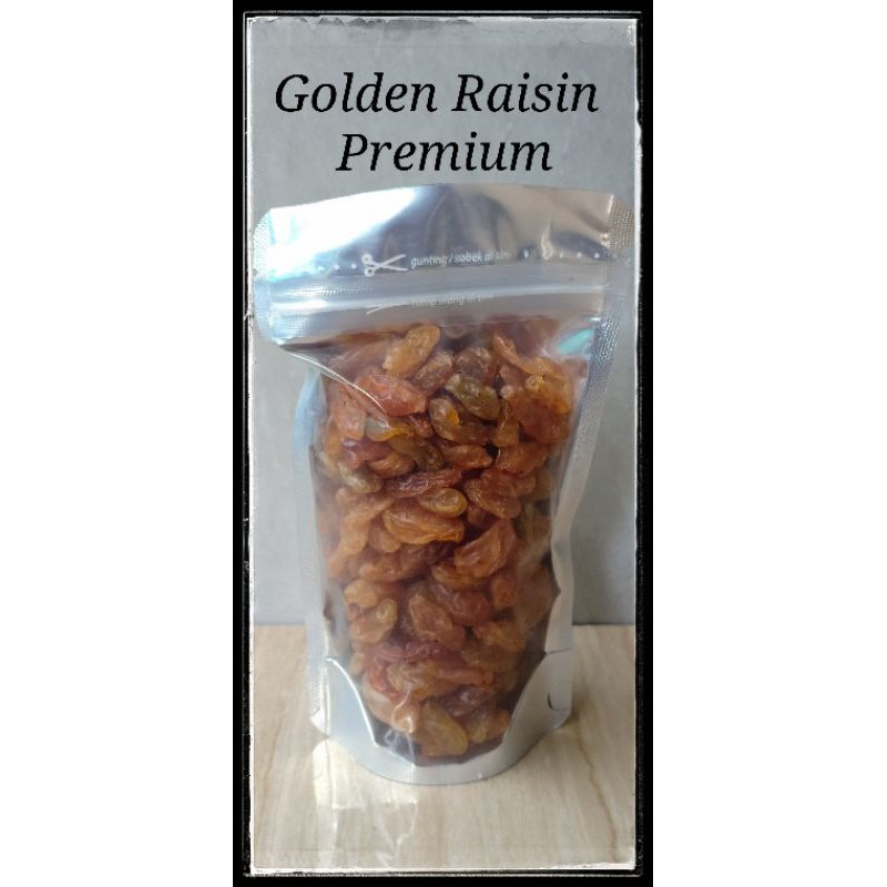 

Golden Premium Raisin Kismis Kuning Besar 100gr 250gr 500gr