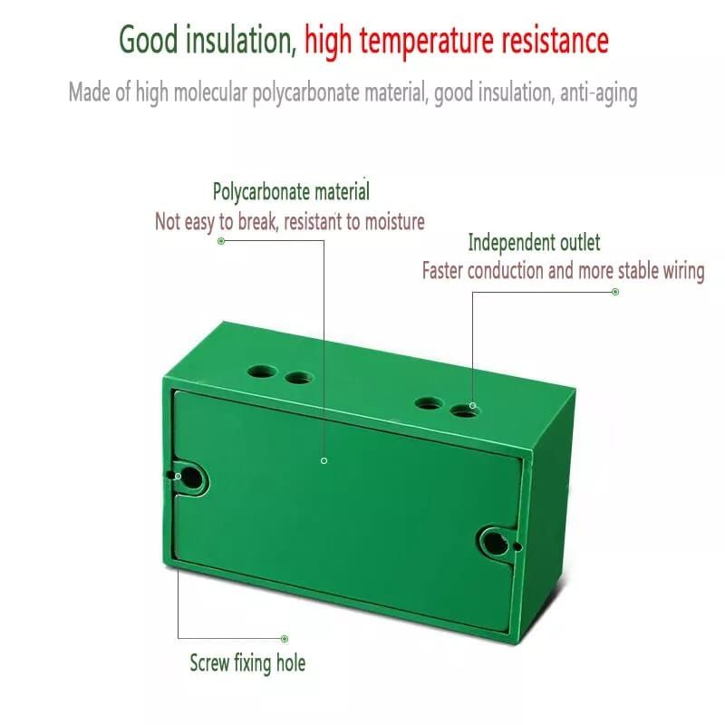 Terminal Junction Box 2 IN 4/6/8/12/16/18/20/22/24/28/32 Out Konektor Kabel Tegangan Tinggi Wire Connector Box