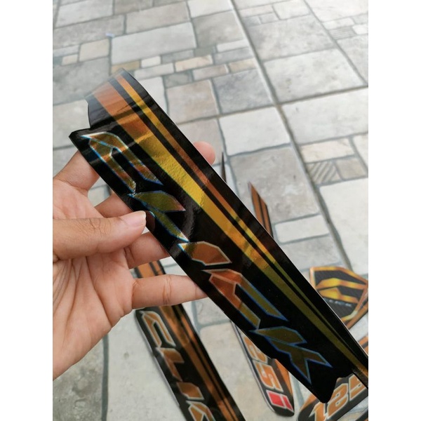 STRIPING VARIO LED 125 OLD 2015 2017 CHROOME