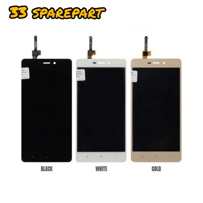 LCD FULLSET/LCD TOUCHSCREEN XIAOMI REDMI 3 / 3S / 3PRO COMPLETE