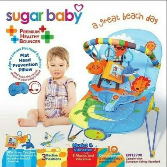 SUGARBABY BOUNCER 3 RECLINE / KURSI BAYI 3 SANDARAN