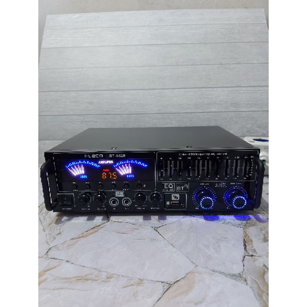 Amplifier Bluetooth Fleco BT-8628 - Ampli Karaoke Fleco 8628 MP3