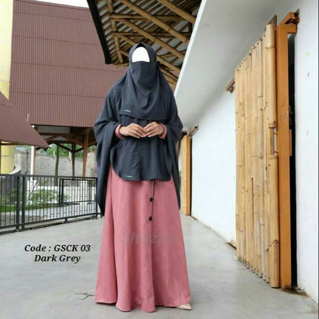 Gamis set shazfa hijab GSCK 03
