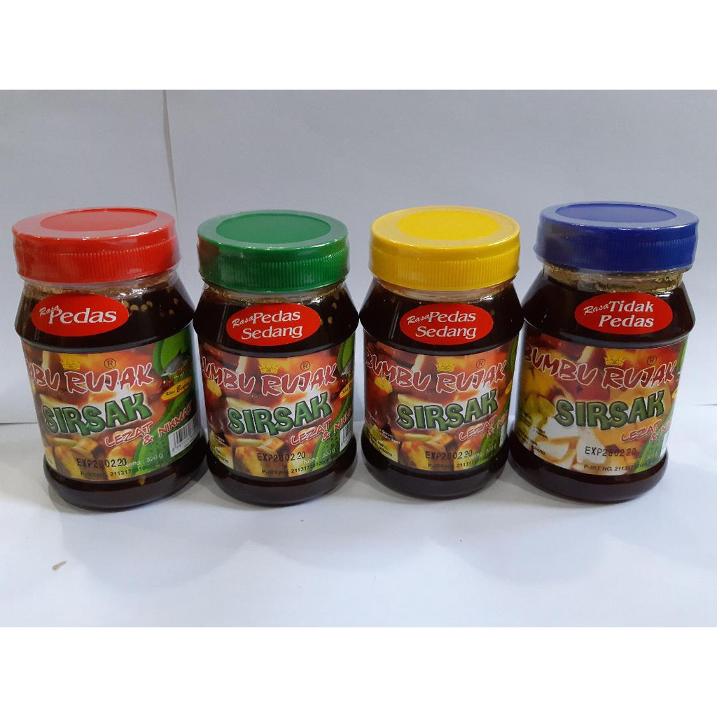 

bumbu rujak sirsak khas binjai ada 4 varian rasa