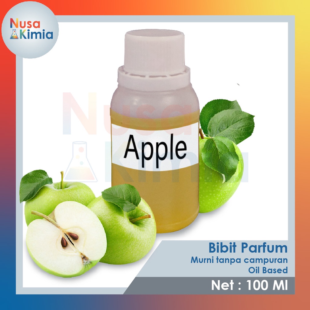 Bibit Parfum GREEN APPLE - Biang Parfum Buah Apel Hijau - Green Apple Fragrance Oil