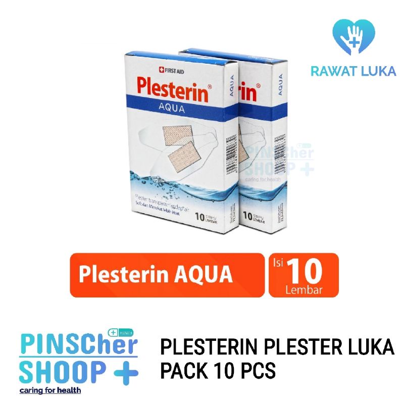 Plesterin Aqua Soft Transparan Anti Air Isi 10 Pcs