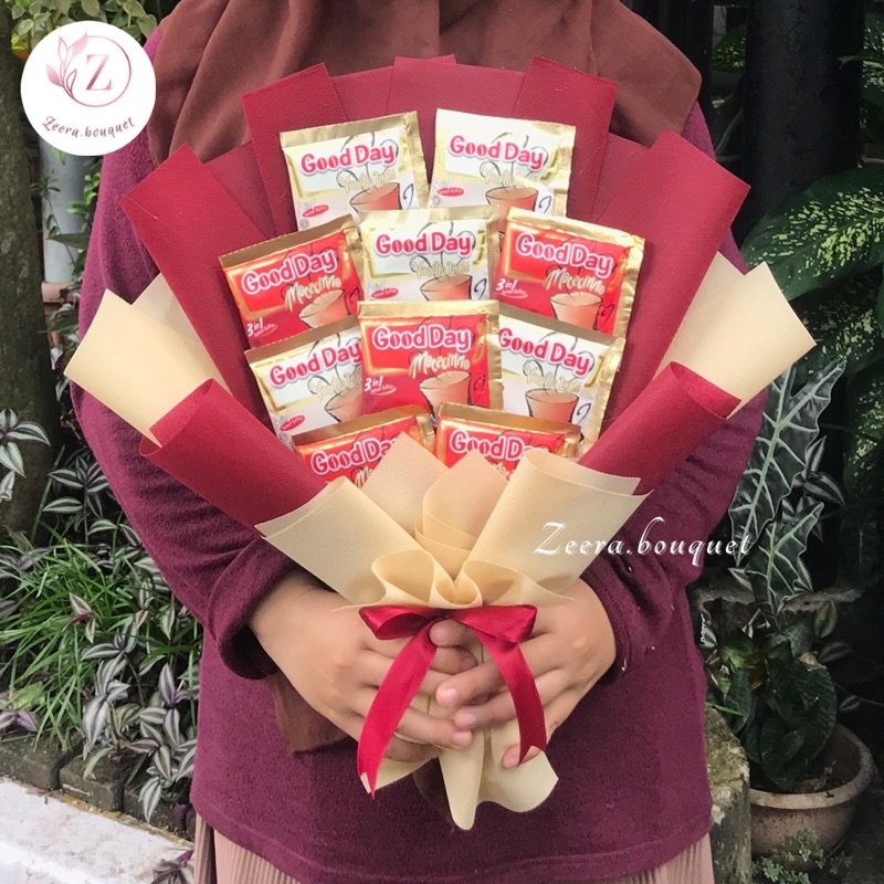 (B16) Buket snack/snack bouquet/bucket snack [INCLUDE: Greeting card+packing]