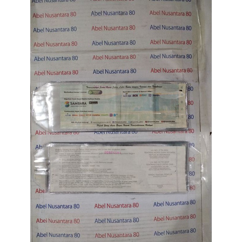 

HJK Plastik STNK Isi 100Pcs