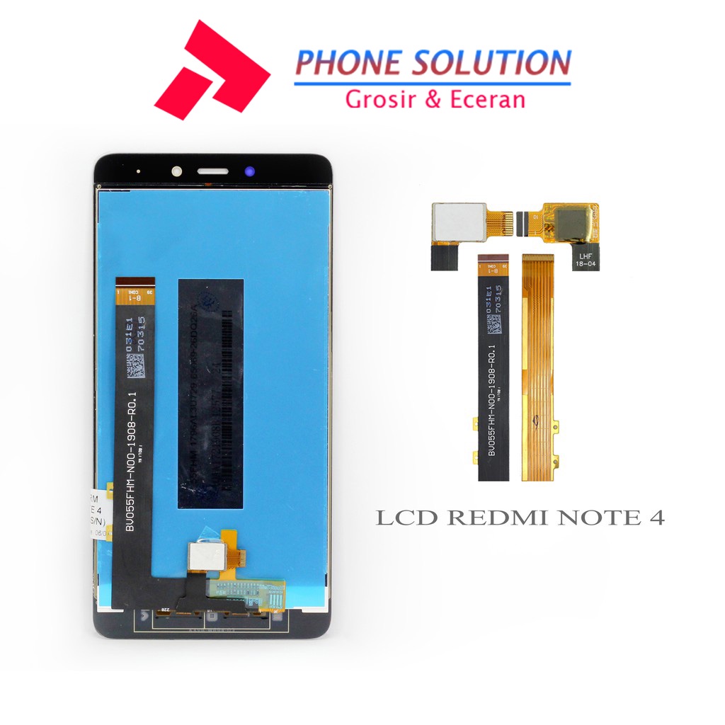 LCD Xiaomi Redmi Note 4 Processor Mediatek Fullset Touchscreen // Supplier LCD Xiaomi Redmi - Garansi 1 Bulan