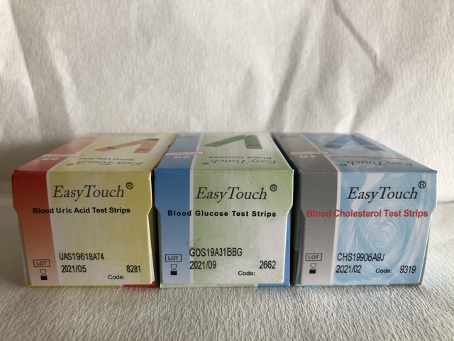 EASY TOUCH STRIP GLUCOSA,URID ACID,CHOLESTROL Original