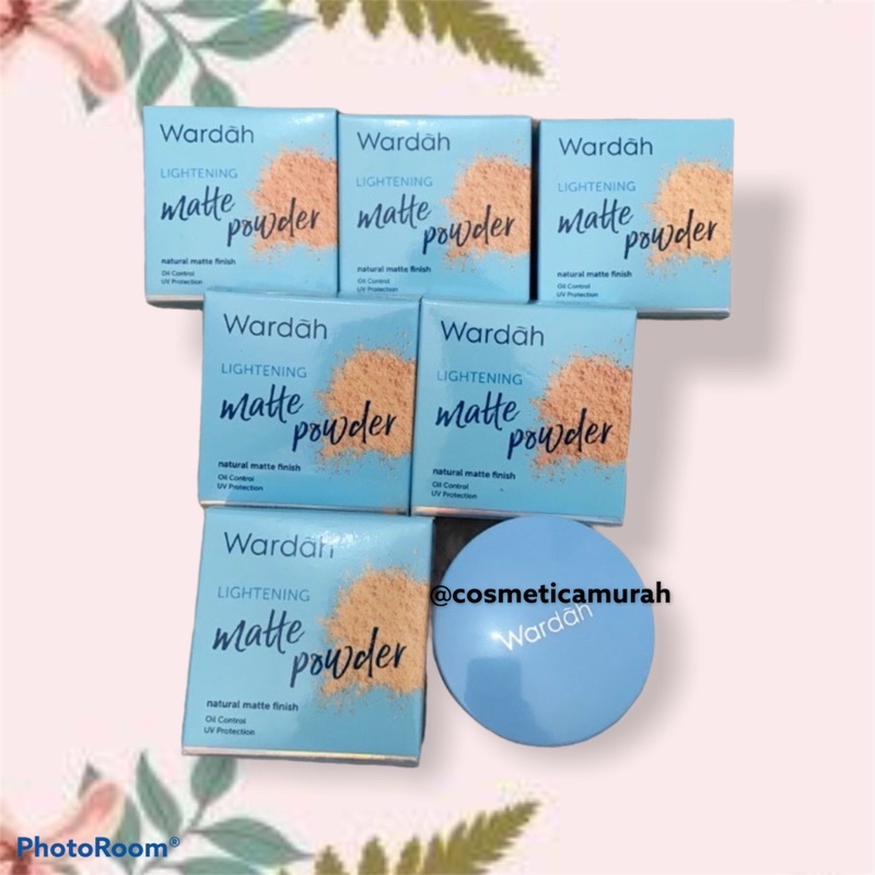 bedak tabur - WARDAH LIGHTENING MATTE POWDER / BEDAK TABUR MATTE WARDAH - wardah loose powder lightening