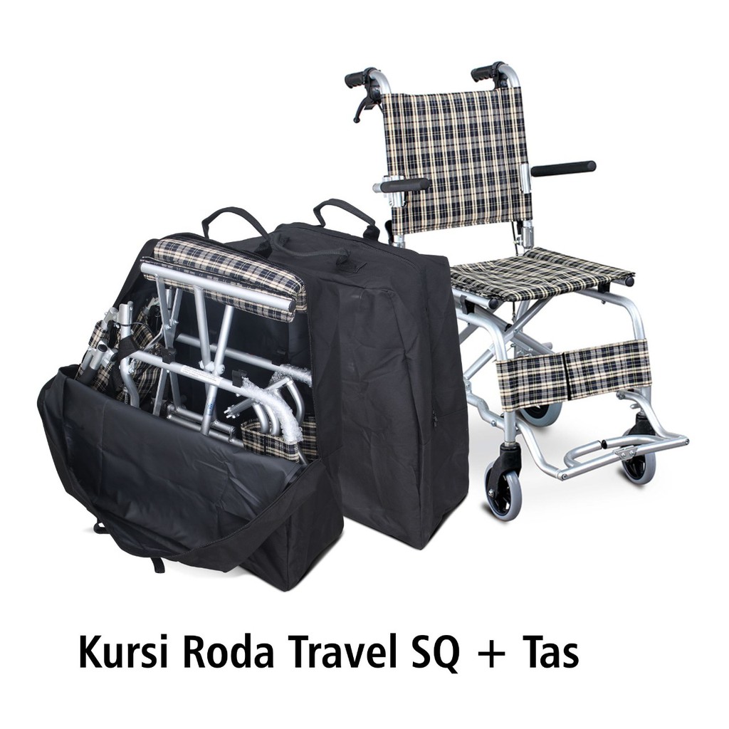 Kursi Roda Traveling SQ + Bag