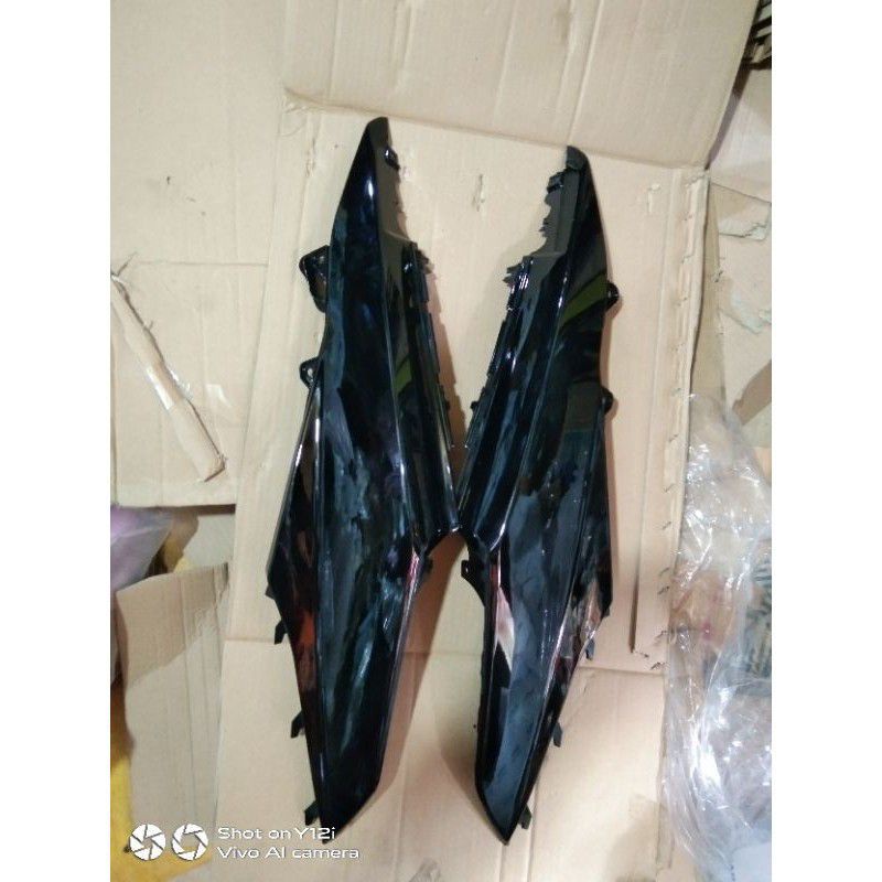 cover body belakang kanan kiri set beat fi k25 2013 2015 hitam glossy original