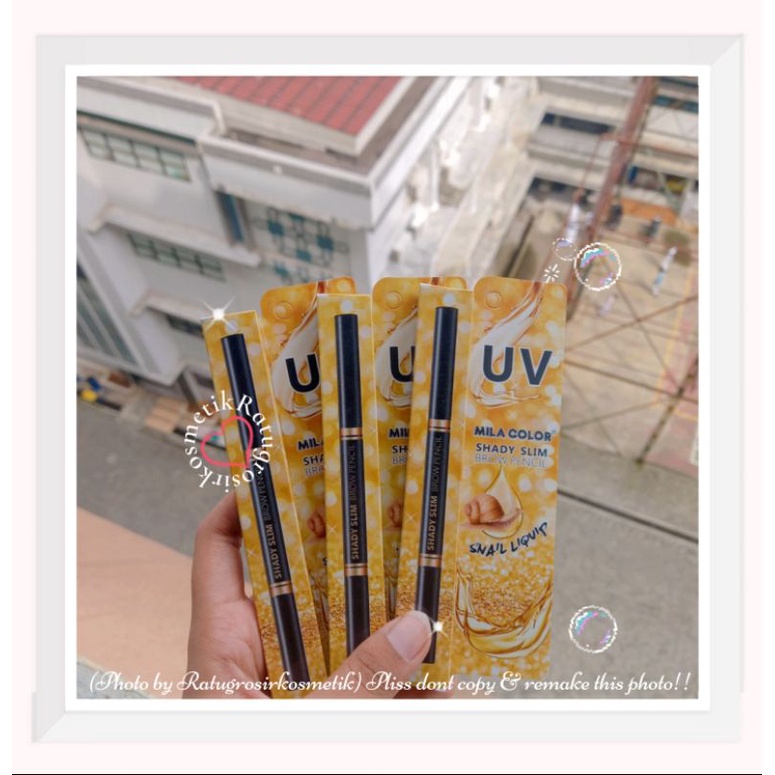 PROMO!!!EYEBROW PENCIL SHADY SLIM SNAIL LIQUID MILA COLOR NO.XH-043