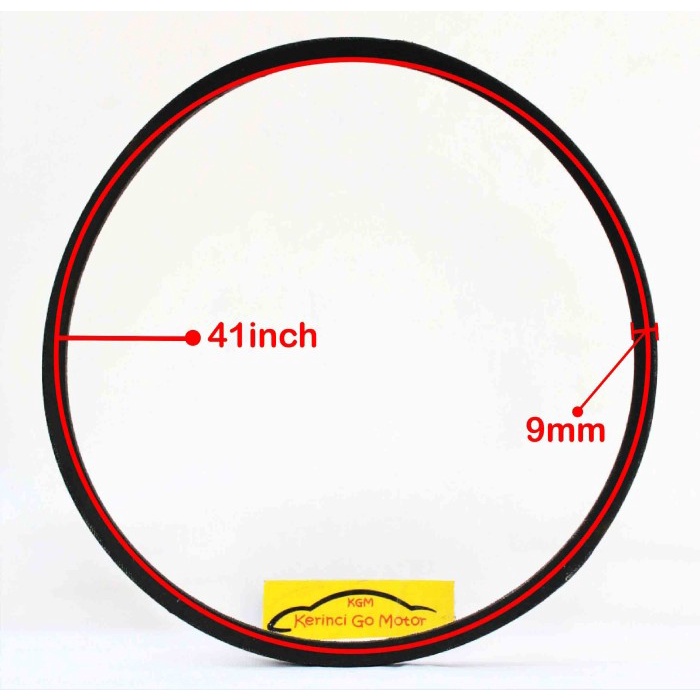 BANDO VAN BELT RPF-2410 V BELT TALI KIPAS RPF2410 FAN BELT BERGIGI