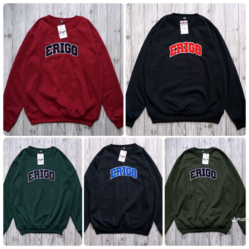 Sweater erigo-Erigo crewneck-sweater erigo premium-sweter crewneck erigo