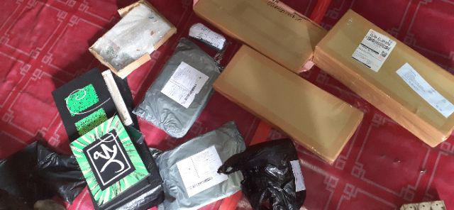 Wooden Projects Poster Islamic Walldecor Lafadz Allah Muhammad Shabbychic Pajangan Dinding - Lfb11