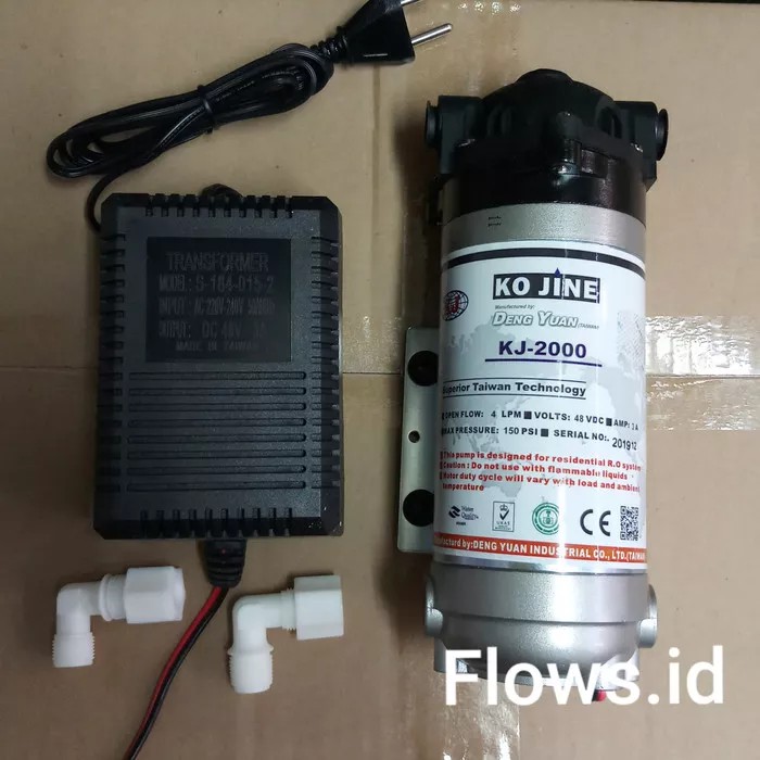 Pompa Ko Jine 48 Volt 3A KJ 2000 - Booster Pump 48V KJ 2000 Taiwan RO Reverse Osmosis Filter Air