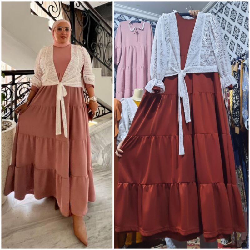 gamis set rompi by papermea