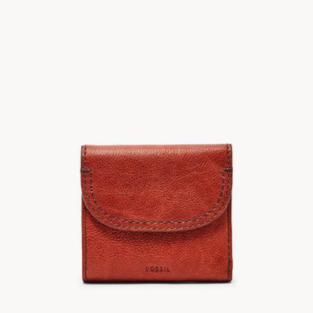 DOMPET FOSSIL CLEO BIFOLD MINI BROWN BRANDY