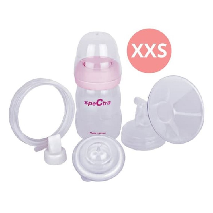 Corong Set Spectra - Breast Shield Set Breastshield WN ukuran XXS, XS, S, M , L plus Bottle