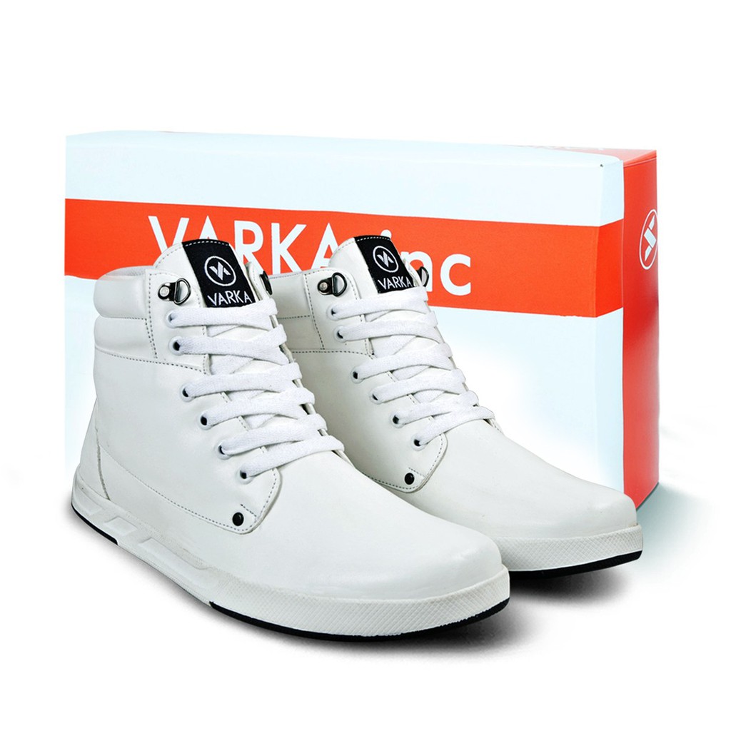 Sepatu Sneakers Pria Terbaru V 4082 Brand Varka Sepatu Kets Olahraga Kuliah Kerja Murah Berkualitas