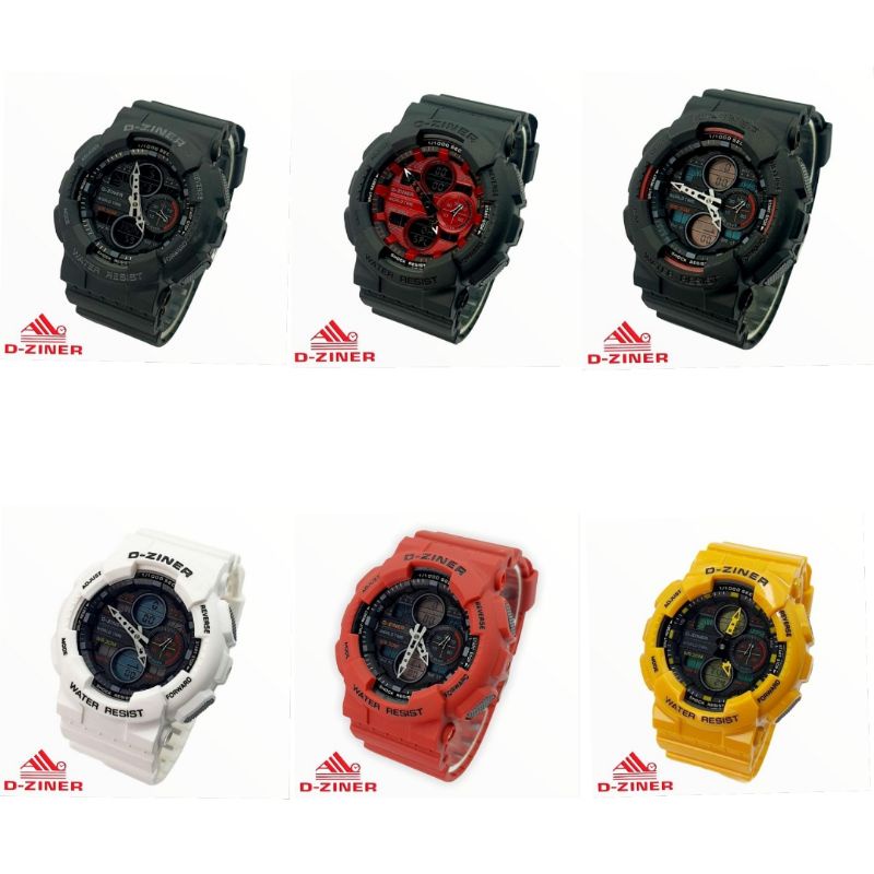 Jam Tangan Sport Pria D-Ziner 8278