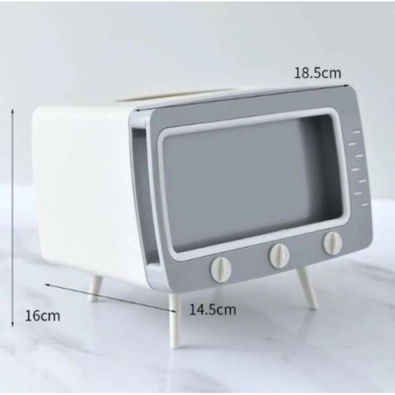 NB - KOTAK TISU TV / TEMPAT TISSUE TELEVISI / STAND PHONE HOLDER