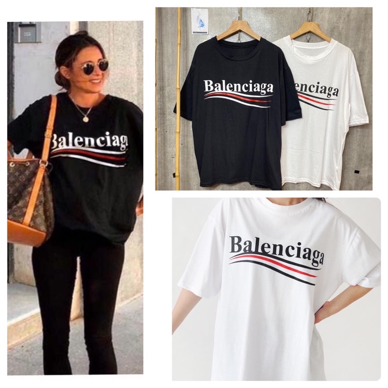 KAOS BALENCIAGA OVERSIZE bisa couple sm pasangan