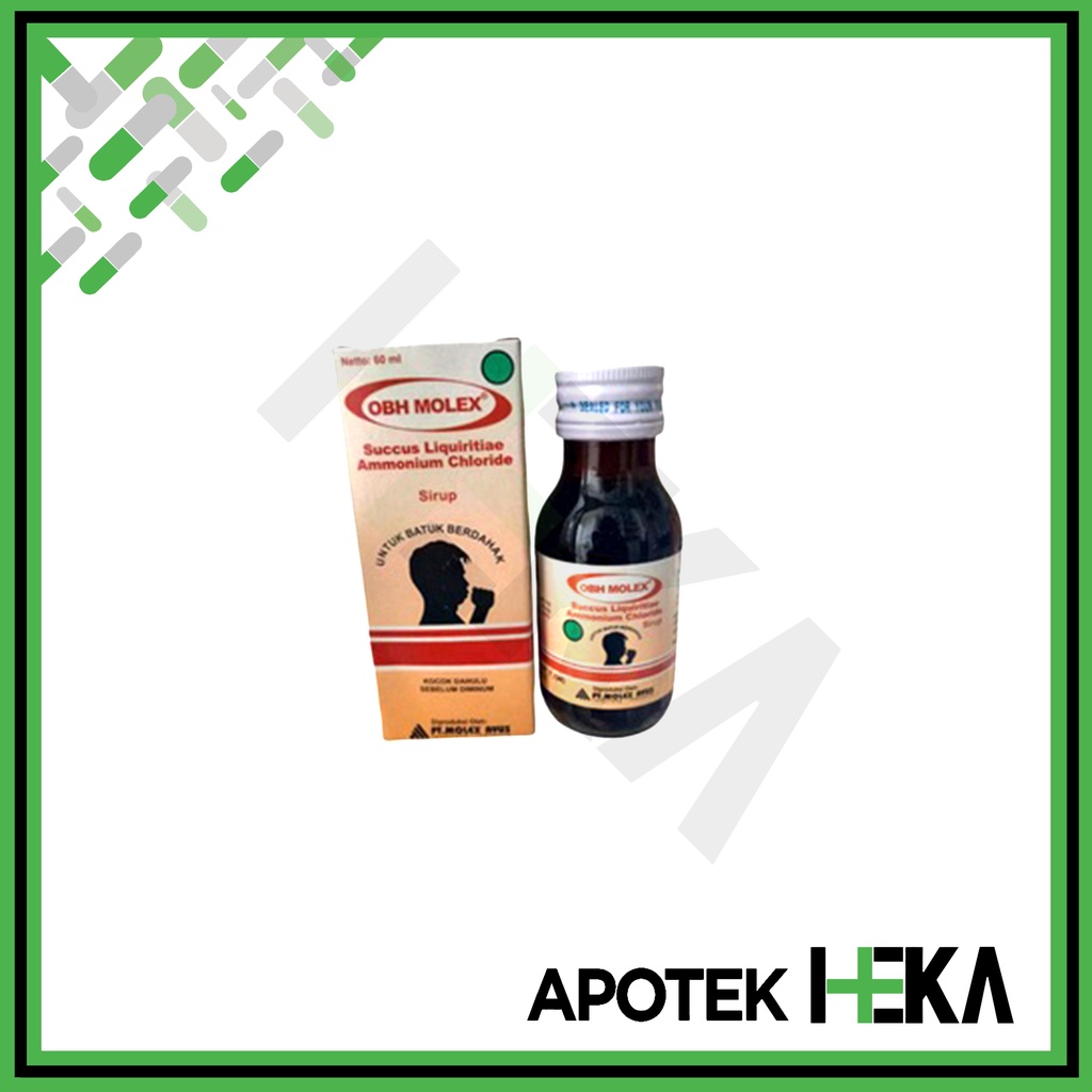 OBH Molex Sirup 60 ml - Obat Batuk Berdahak (SEMARANG)