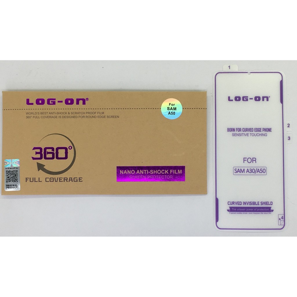 LOG ON ANTISHOCK SAMSUNG A50 ANTI GORES JELLY