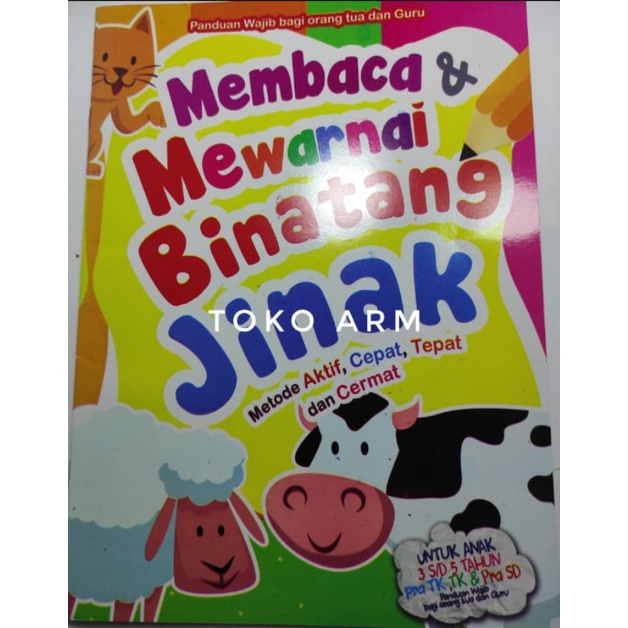 BUKU MEWARNAI ANAK PAUD DAN TK