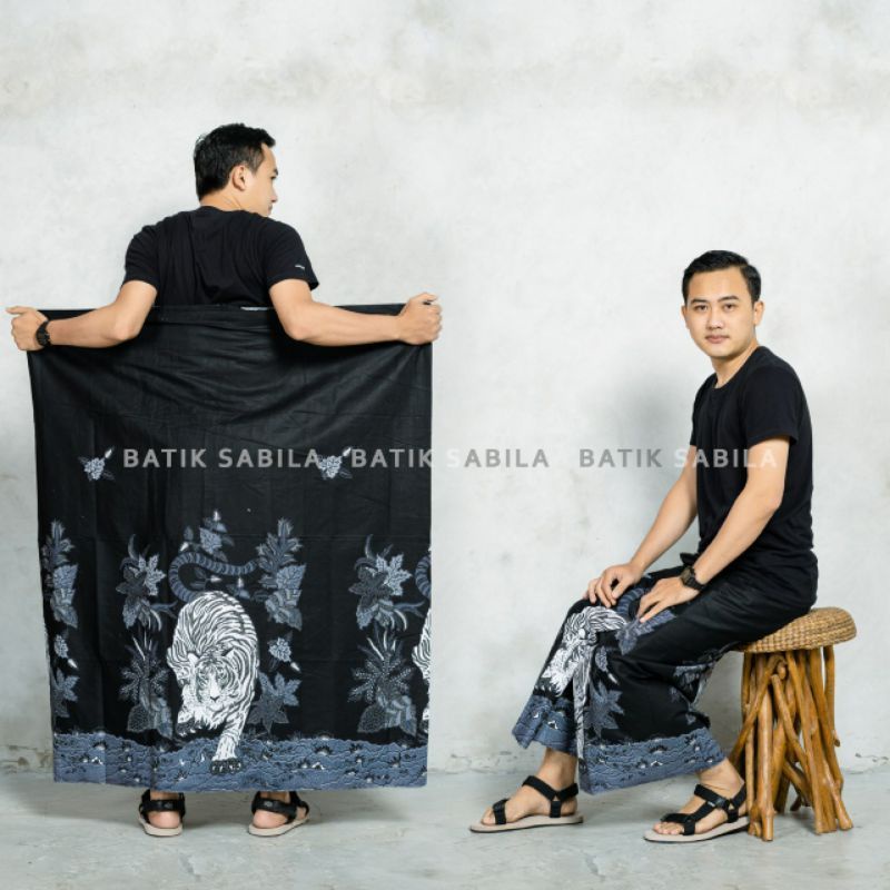 sarung batik macan putih /maung bodas