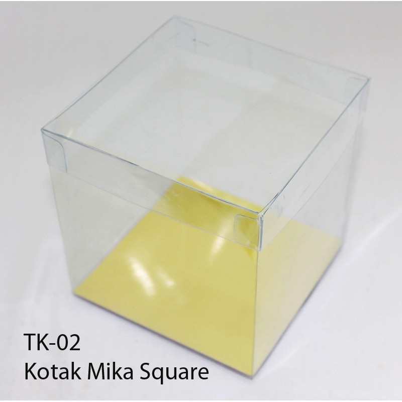 

Kotak Mika Square 11x11x11 cm MK 1111 pk 25
