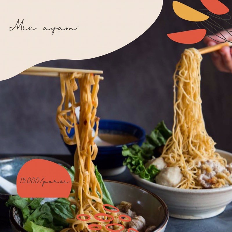 

mie ayam gepeng by bian