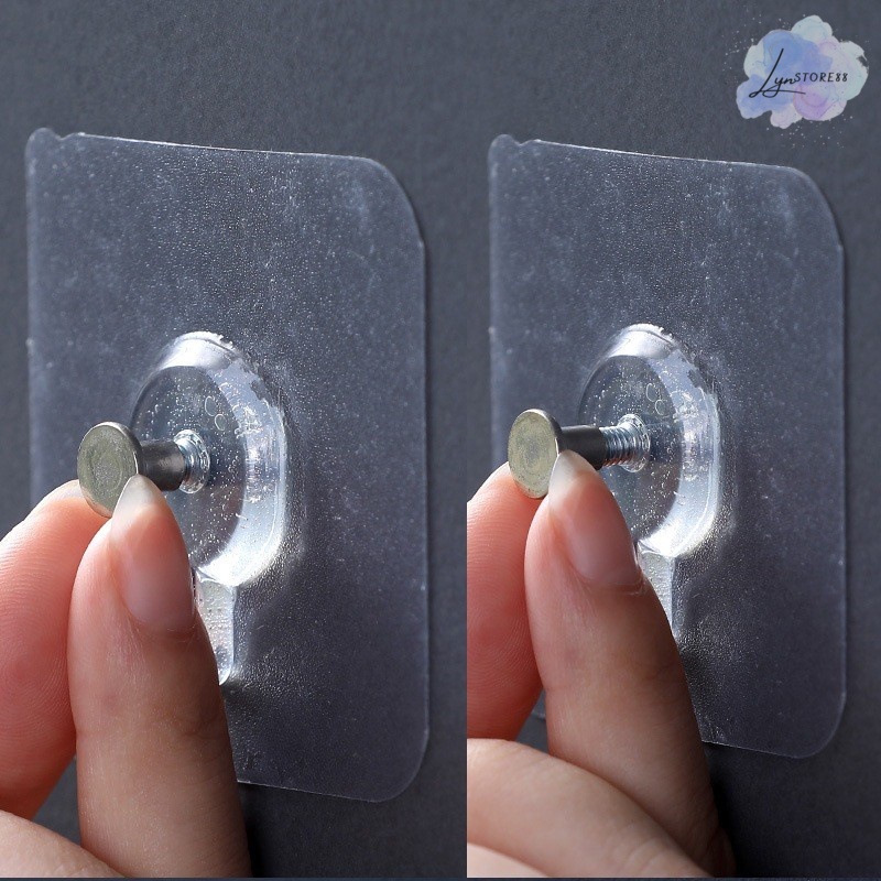 Tempelan Hook Baut Paku / Tempelan Dinding Ajaib Baut Gantungan Hook Magic Tempel Perekat Tanpa Bor 