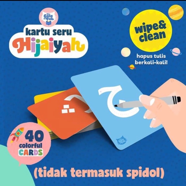 Mainan anak edukasi/ flash card/ flash card hijaiyah/